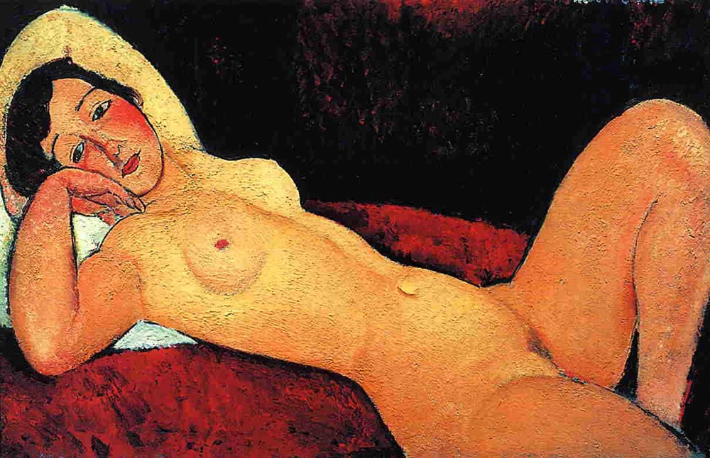 Amedeo Modigliani - Nudo, 1917